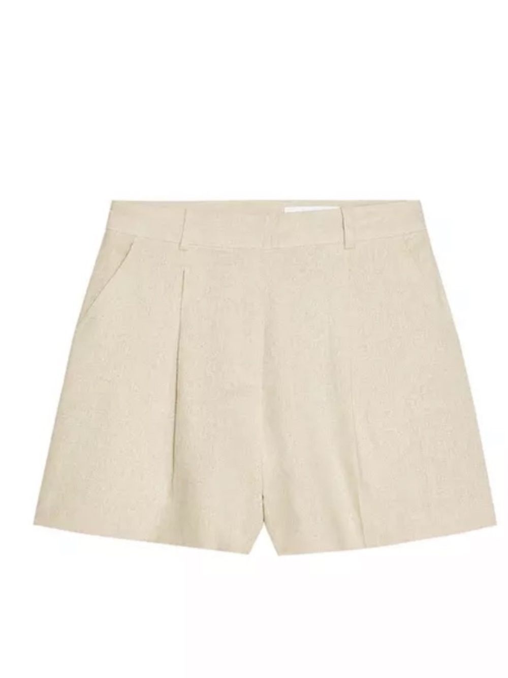 Zara High-Waisted Linen Shorts